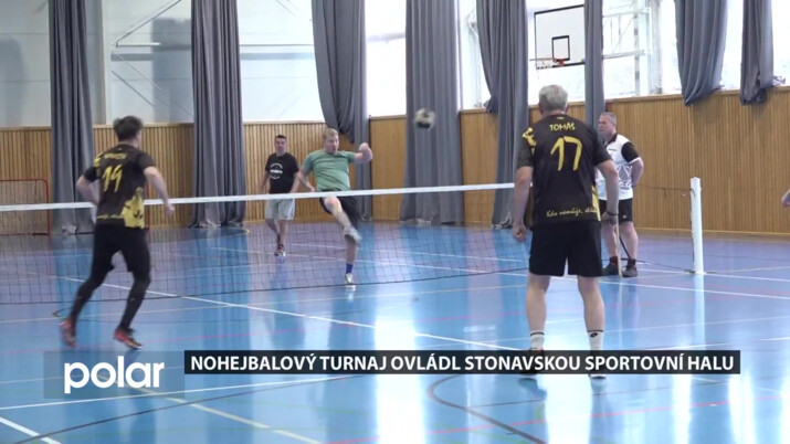 Nohejbalový turnaj ovládl stonavskou sportovní halu