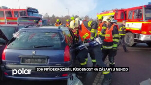 Dobrovolní hasiči z Frýdku mohou zasahovat u dopravních nehod, rozšířili si působnost