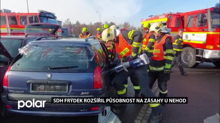 Dobrovolní hasiči z Frýdku mohou zasahovat u dopravních nehod, rozšířili si působnost