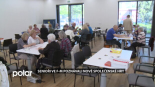 Senioři ve Frýdku-Místku se učili hrát moderní společenské hry