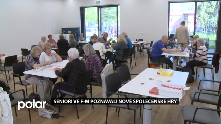 Senioři ve Frýdku-Místku se učili hrát moderní společenské hry