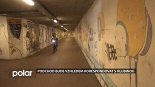 Podchod Důl Hlubina bude zmodernizován. Prostor dostanou i umělci zabývající se street artem