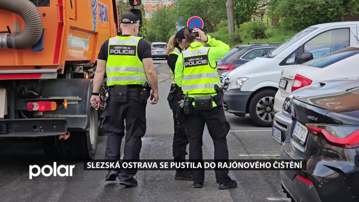 Slezská Ostrava se pustila do rajónového čištění, řidiči si musí dát pozor na pokuty
