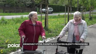 Krokovací výzva podnítila k pohybu klienty novojičínského ProSenioru