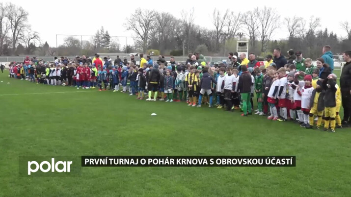 400 až 500 malých fotbalistů zápolilo v Krnově na historicky prvním mezinárodním turnaji O pohár města