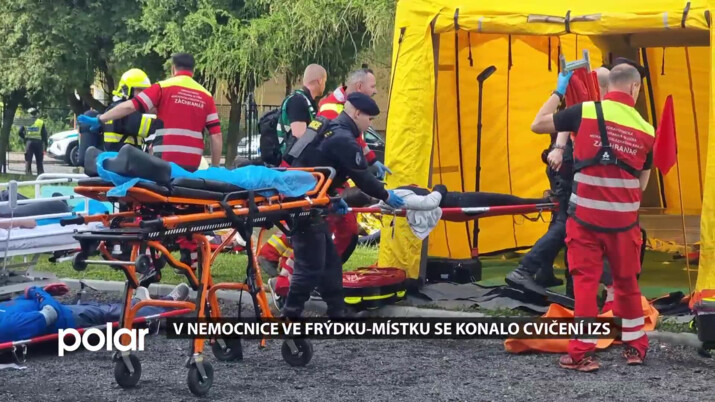 V nemocnici ve Frýdku-Místku se konalo cvičení složek IZS po vznícení chemikálií