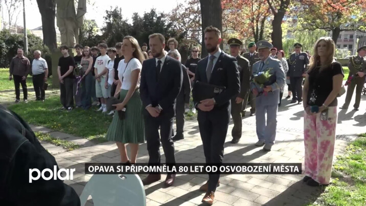 Opava si připomněla 80 let od osvobození města v závěru II. světové války
