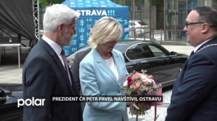 Prezident Petr Pavel s manželkou navštívili Moravskoslezský kraj