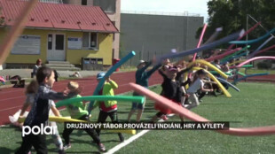 Družinový tábor provázeli indiáni, hry a výlety
