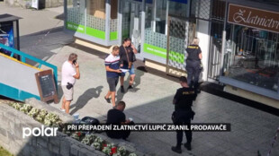 Při přepadení zlatnictví v Havířově lupič zranil prodavače, policisté po pachateli pátrají