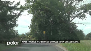 Opava má novou cyklostezku. Vede z Malých Hoštic do Chlebičova