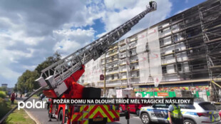 Požár domu na Dlouhé třídě měl tragické následky