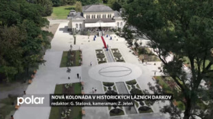 Historická část Lázní Darkov opět ožila, a to novou fontánou se světelnými a zvukovými efekty