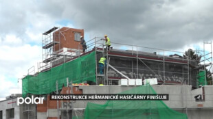 Rekonstrukce heřmanické hasičárny finišuje, hasiči se budou moci nastěhovat už za dva měsíce