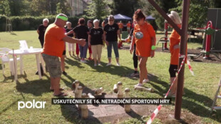 Netradiční sportovní hry se letos konaly po šestnácté a opět se nesly v duchu vřelé atmosféry