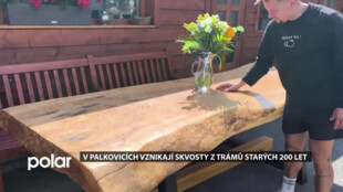 V Palkovicích vznikají skvosty z trámů starých 200 let