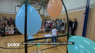 Na Tyršově škole vítali prvňáčky z pěti tříd