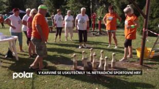 V Karviné se opět uskutečnily Netradiční sportovní hry a spojily seniory ze všech Klubů seniorů