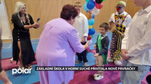 Základní škola v Horní Suché přivítala nové prvňáčky