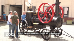 Ve vítkovické průmyslovce zachránili parní stroj