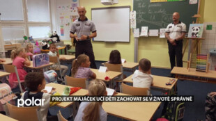 Policie České republiky opět navštívila prvňáčky a učila je, jak se zachovat v nečekaných situacích