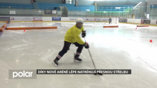 Díky nové aréně hokejisté lépe natrénují přesnou střelbu