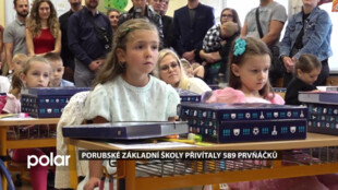 Porubské ZŠ přivítaly 589 prvňáčků. ZŠ Jana Šoupala otevřela také přípravnou třídu