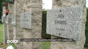 V Lískovci uctili památku popravy pěti odbojářů, vzpomínala i sestra jednoho z nich