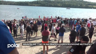Ani účastníci z Bruntálu se na závodě Dračích lodí neztratili. Právě naopak