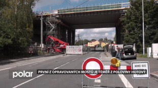 První z mostů na Rudné je už téměř hotov. Rekonstrukce se přesune na druhou polovinu silnice