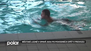 Městské lázně v Opavě se po povodních znovu otevřely veřejnosti. Velká voda zničila veškeré technologie