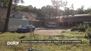 Započala stavba inhalatoria v areálu bývalých koníren v parku Boženy Němcové