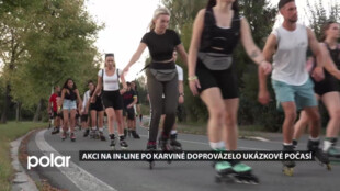 In-line bruslaři opět brázdili ulicemi Karviné, doprovázelo je ukázkové počasí