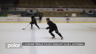Polští hokejisté z města Jastrzębie-Zdrój našli během rekonstrukce stadionu zázemí v Karviné