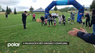 V Palkovicích děti závodily v duatlonu