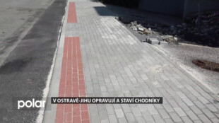 V Ostravě-Jihu se z rekordního rozpočtu opravují chodníky i staví nové