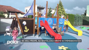 Štěpánkovice vybudovaly moderní a bezpečné dětské hřiště