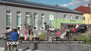 Branka u Opavy slavnostně otevřela nové centrum obce. Prostor je moderní a inovativní