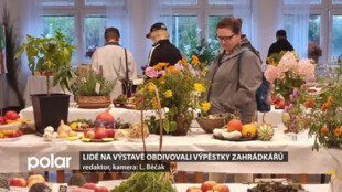 Lidé na výstavě v Palkovicích obdivovali letošní výpěstky zahrádkářů