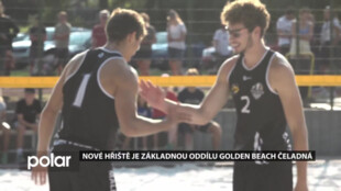 Nové hřiště je základnou oddílu Golden Beach Čeladná