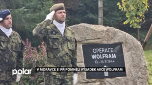 V Morávce si připomněli památku členů výsadku Wolfram
