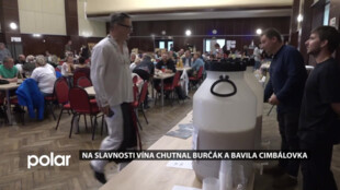 Na slavnosti vína chutnal burčák a bavila cimbálovka