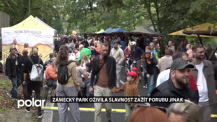 Zámecký park oživila slavnost Zažít Porubu jinak. Večer vystoupila Markéta Konvičková