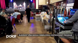 BEZ KOMENTÁŘE: Slavnost vína bavila cimbálovka i doprovodný program