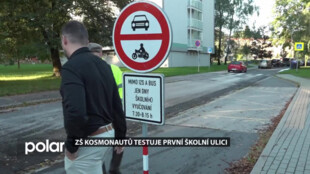 ZŠ Kosmonautů v Ostravě testuje první školní ulici. Má učinit cestu do školy bezpečnější