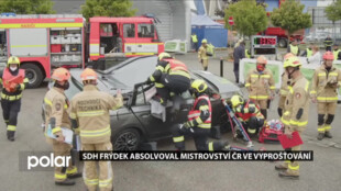 Dobrovolní hasiči z Frýdku-Místku soutěžili na Mistrovství ČR ve vyprošťování u nehod