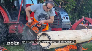Na Myslíku pořádali dobrovolní hasiči tradiční soutěž dřevorubců