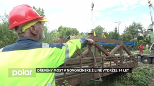 Dřevěný most v novojičínské Žilině vydržel 14 let