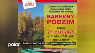 Zveme vás na akci Barevný podzim, již tuto sobotu se uskuteční na Lodičkách