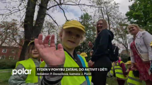 Týden v pohybu zatáhl do aktivit i děti, ve Smetanových sadech jich pobíhalo asi tři sta